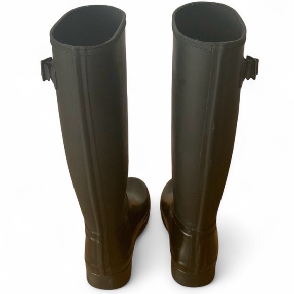 Hunter Black Rain Boots size 7 - Picture 3 of 9